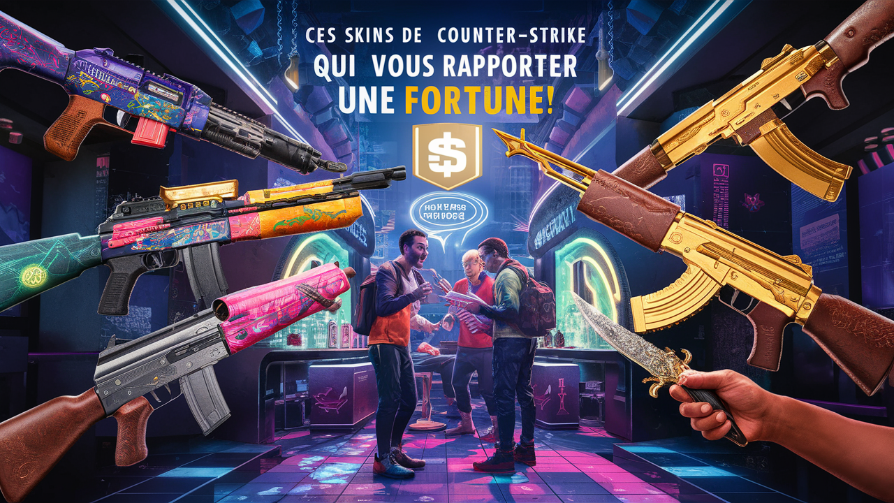 découvrez les skins de counter strike qui peuvent vous enrichir ! plongez dans l'univers des collectibles et apprenez comment ces précieux objets peuvent transformer votre expérience de jeu en une véritable mine d'or. ne manquez pas nos astuces pour maximiser vos gains !