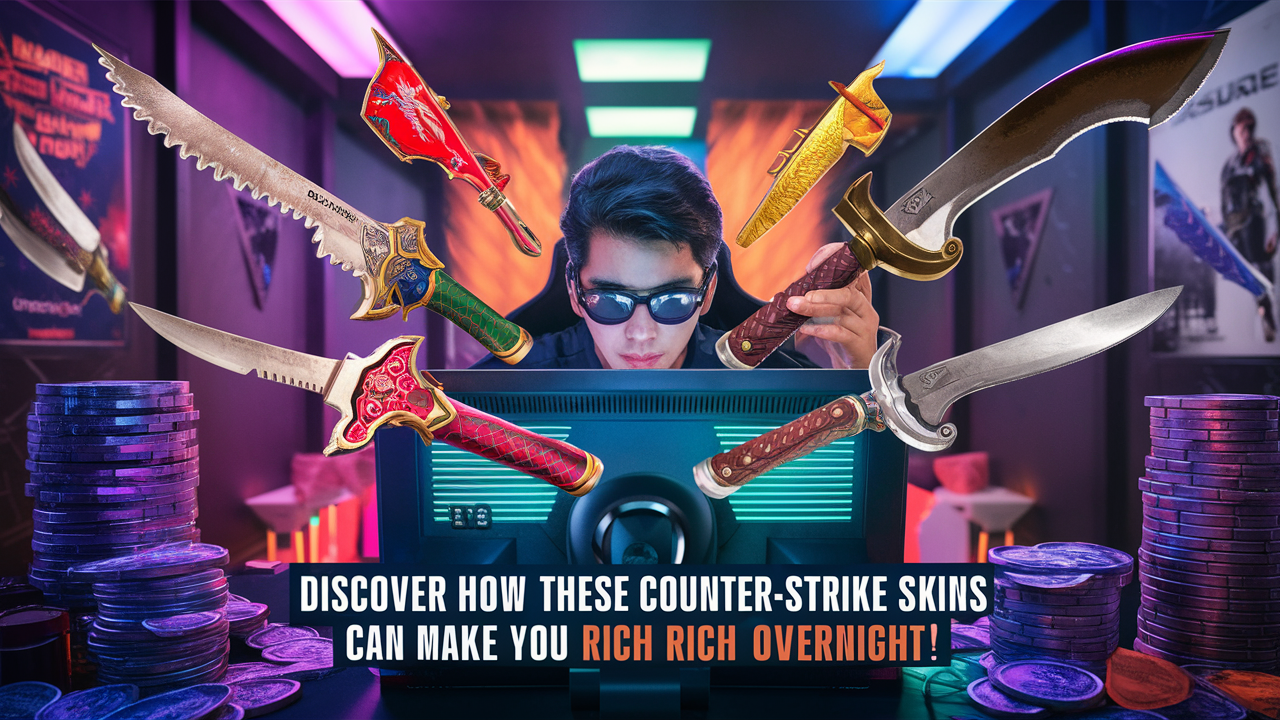 plongez dans l'univers fascinant des skins de counter-strike et découvrez comment ces objets virtuels peuvent potentiellement transformer votre vie. apprenez les astuces, les stratégies et les conseils pour maximiser vos chances de profit et devenir riche du jour au lendemain grâce à vos compétences en jeu.