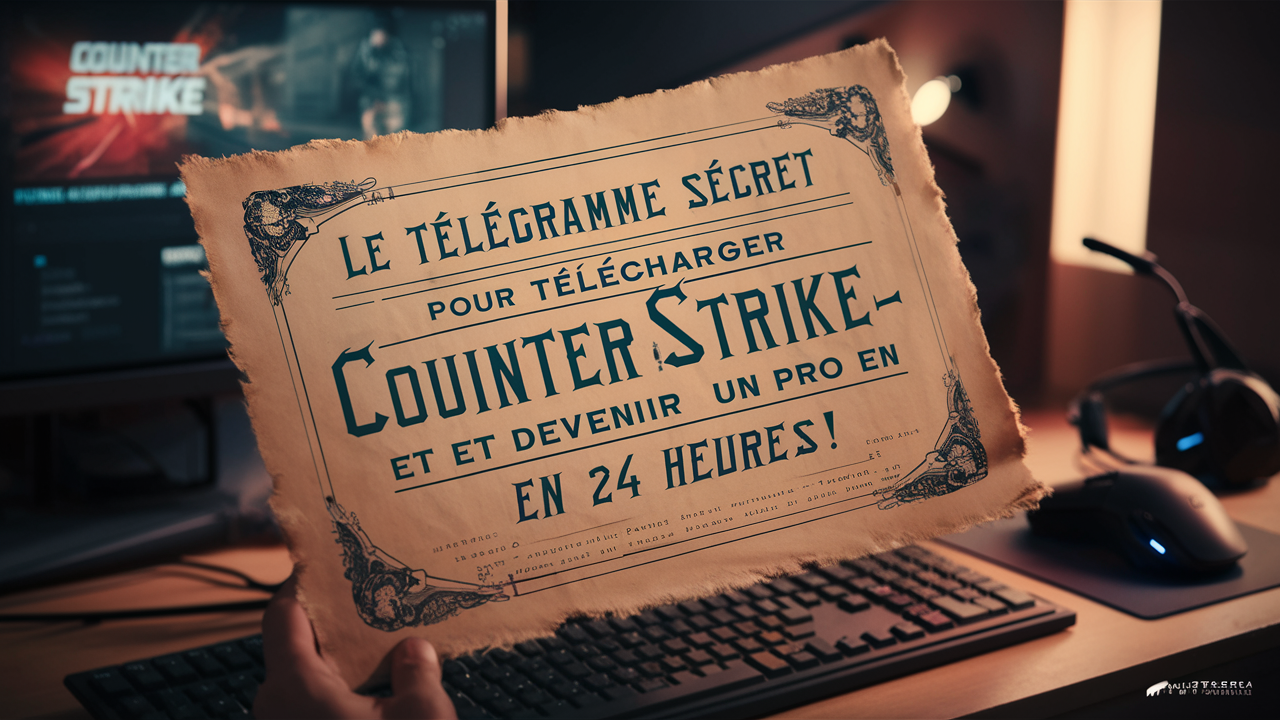 découvrez le télégramme secret qui vous permettra de télécharger counter strike et de maîtriser le jeu comme un pro en seulement 24 heures ! rejoignez les rangs des meilleurs joueurs avec nos conseils et techniques exclusives.